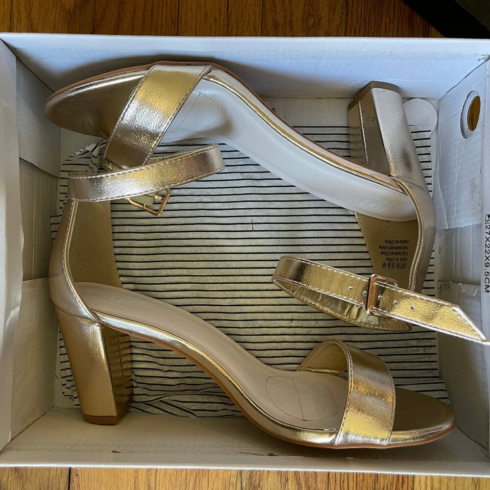 Gold heels